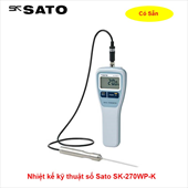 Nhiệt kế kỹ thuật số chống nước Sato SK-270WP-K