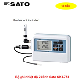 Bộ ghi nhiệt độ 2 kênh Sato SK-L751
